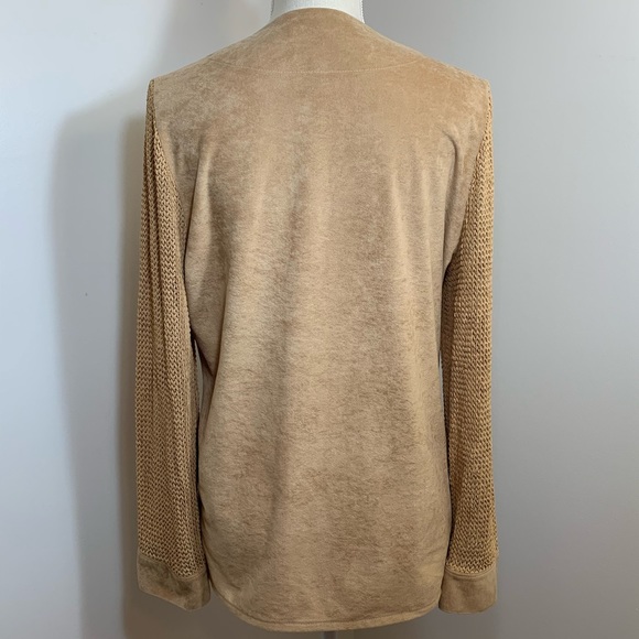 Brenda Goode V-Neck Woven Long Sleeves Size S - Picture 5 of 8